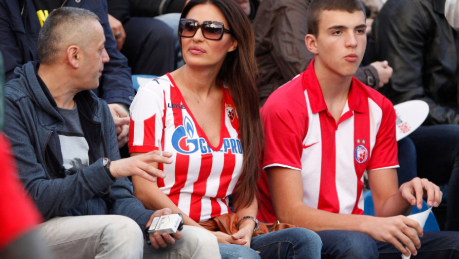 Svetlana Ražnatović u Zvezdinom dresu