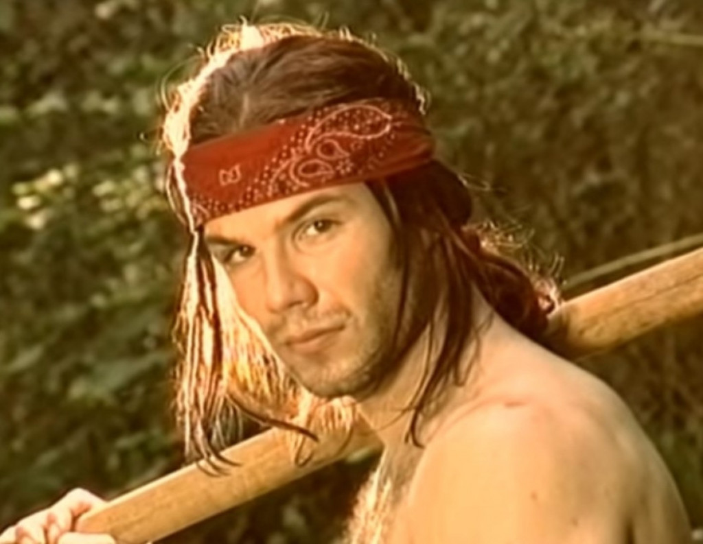 Ceca Ražnatović, drvoseča, maneken