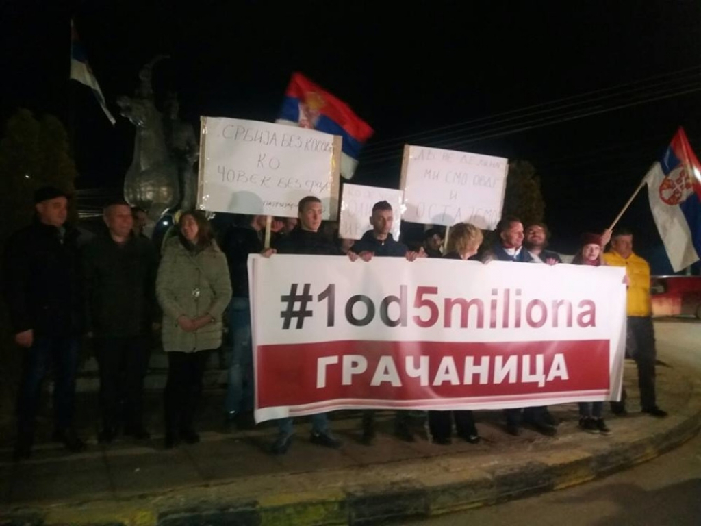 Protest u Gračanici