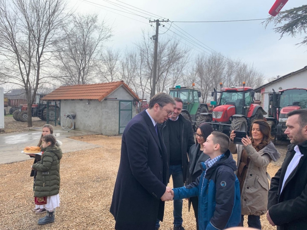 Predsednik Vučić sa Nikolom