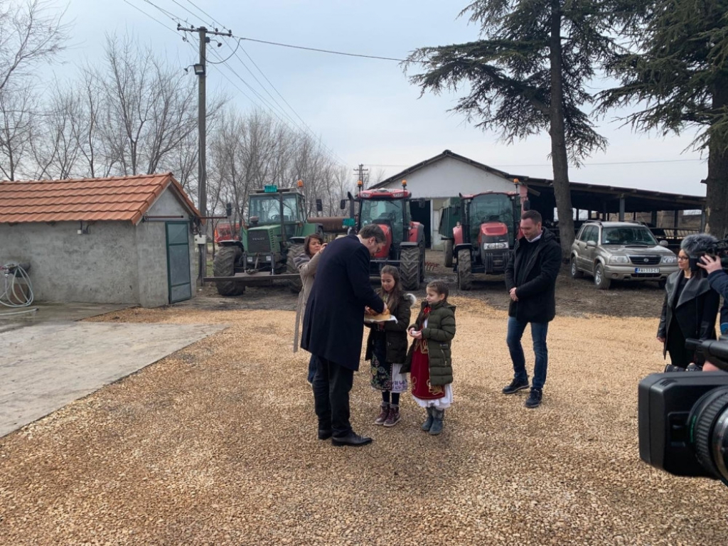 Predsednik Vučić u Banatskom Novom Selu