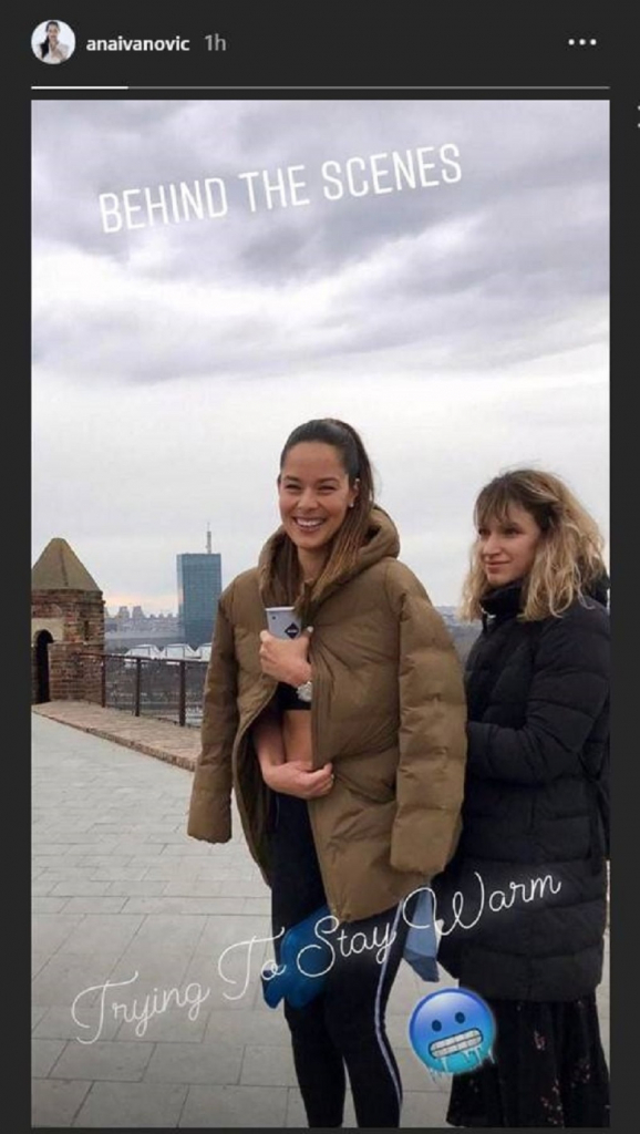 Ana Ivanović na Kalemegdanu