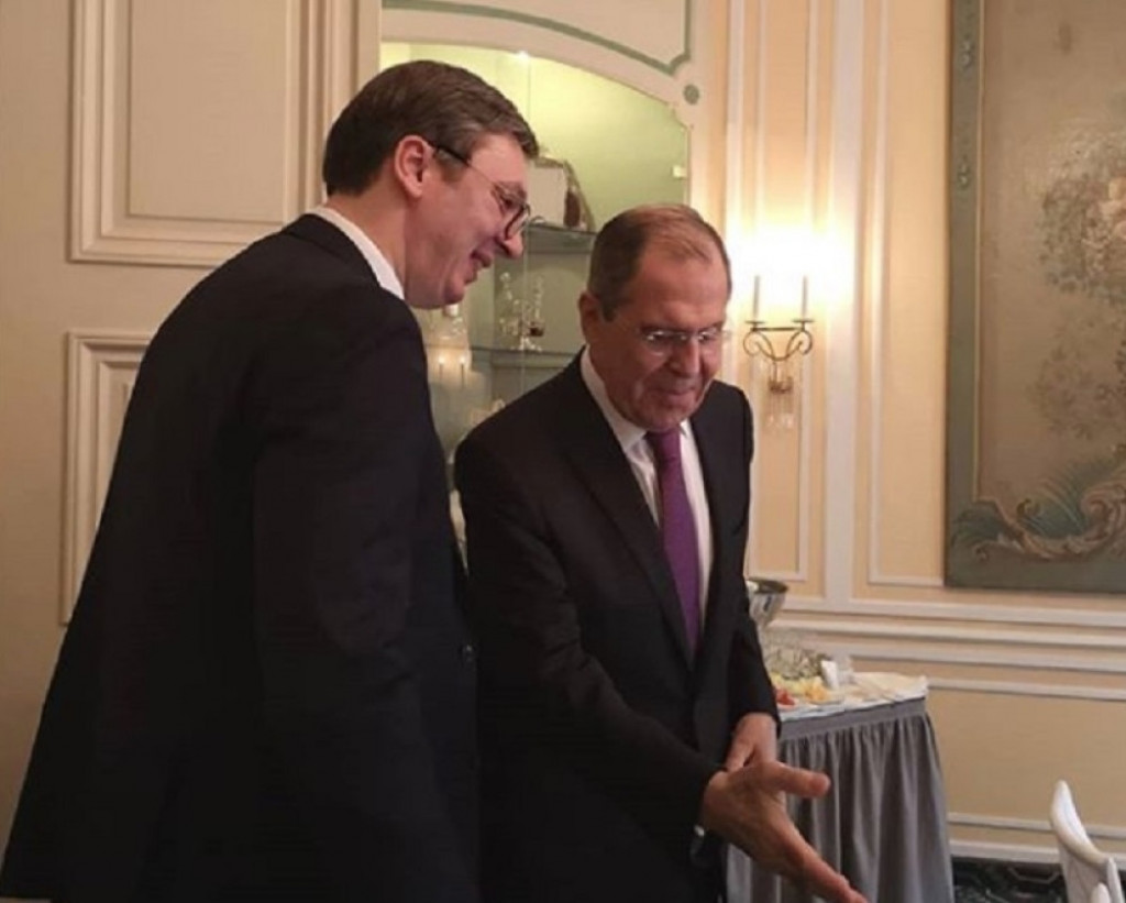 Aleksandar Vučić, Sergej Lavrov