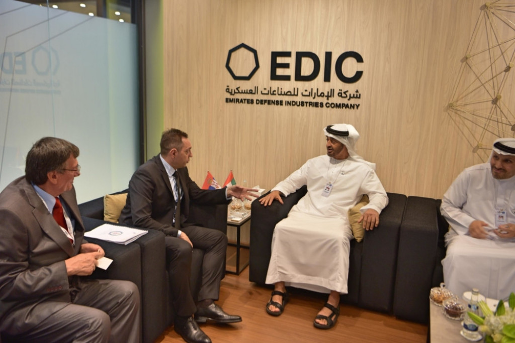 Aleksandar Vulin, Šeik bin Zajed