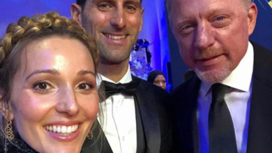 Novak i Jelena Đoković, Boris Beker