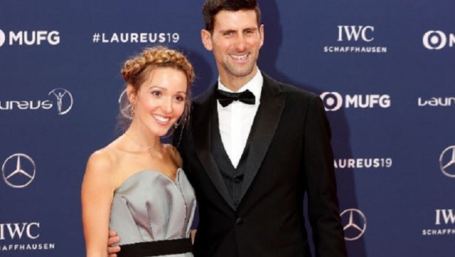 Novak Đoković sa suprugom Jelenom na dodeli &quot;Laureus&quot; 