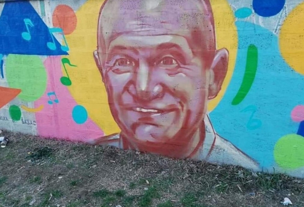 Šaban Šaulić, mural
