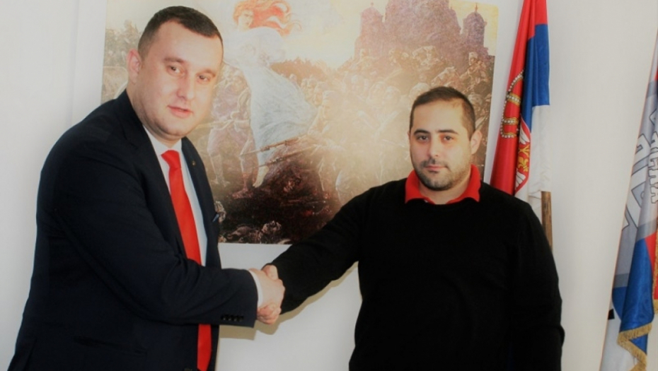 Miša Vacić i predsednik "Našeg istoka" Damir Šimpraga