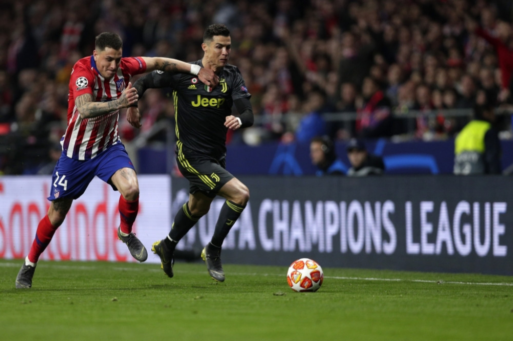 Kristijano Ronaldo na utakmici sa Atletikom