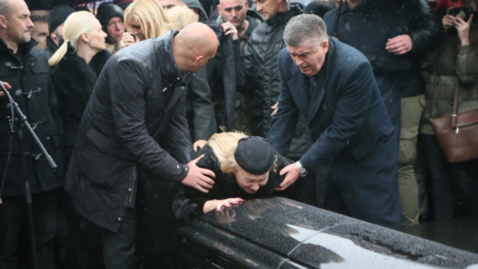 Šaban Šaulić, sahrana