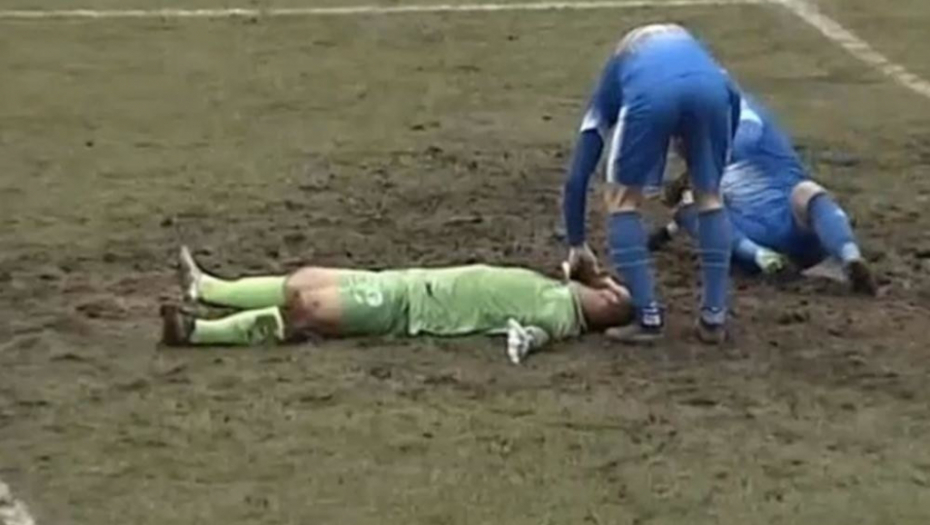 Golman Tuzle Fejzić u besvesnom stanju