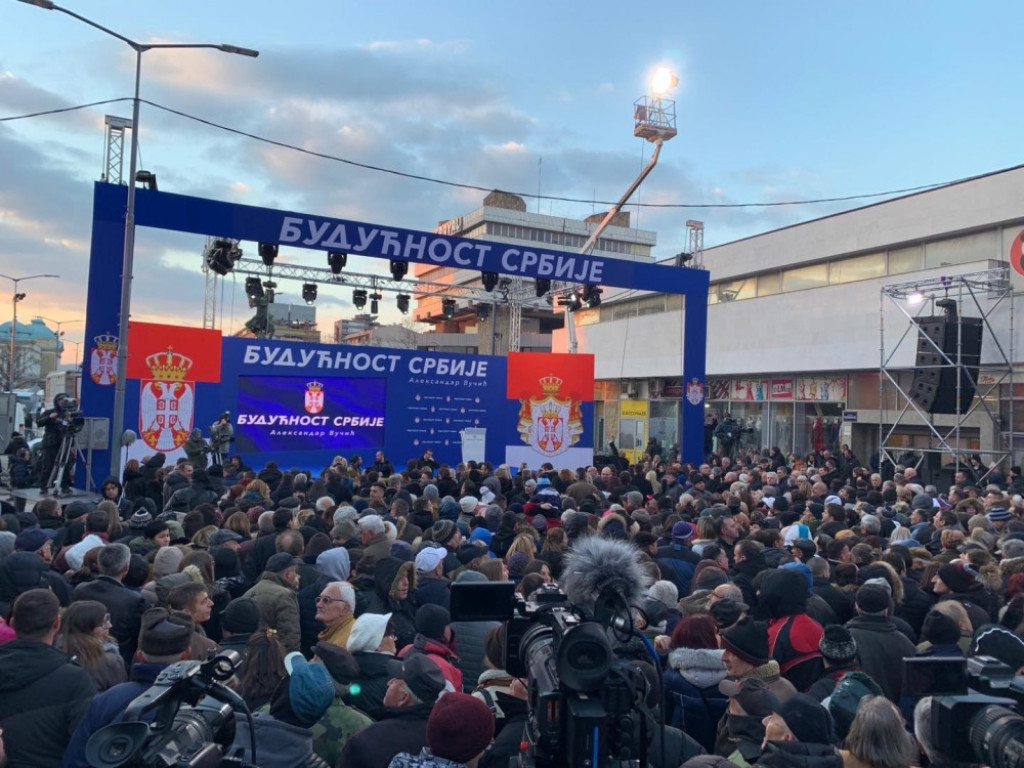 Obraćanje Vučića građanima Kruševca