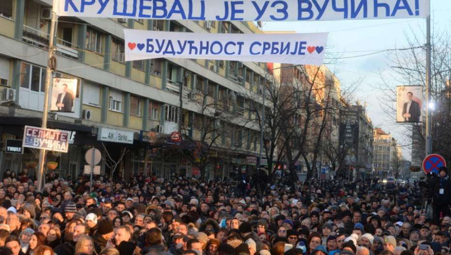 Vučić se obratio građanima Kruševca