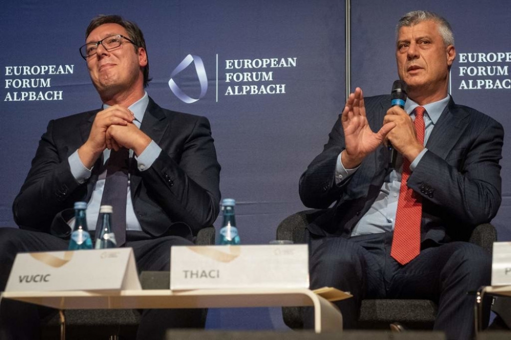 Aleksandar Vučić, Hašim Tači