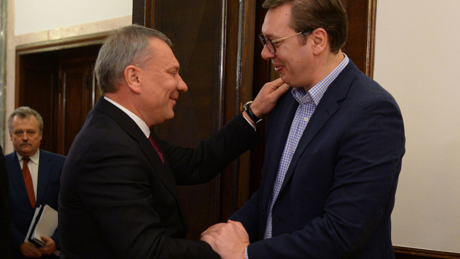 Jurij Borisov i Aleksandar Vučić