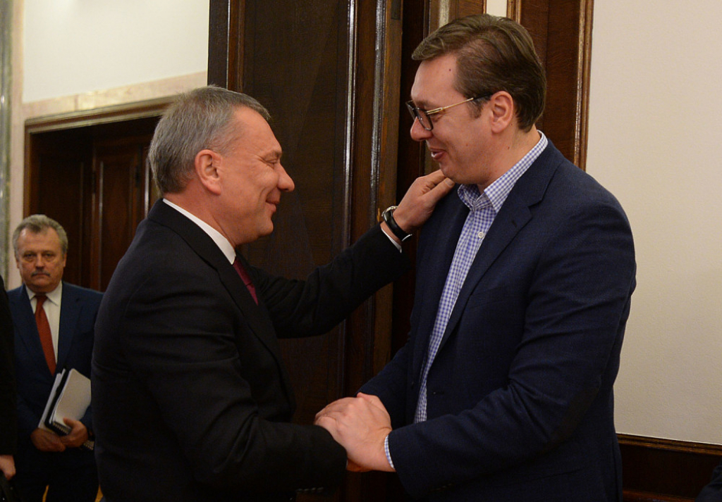Jurij Borisov i Aleksandar Vučić
