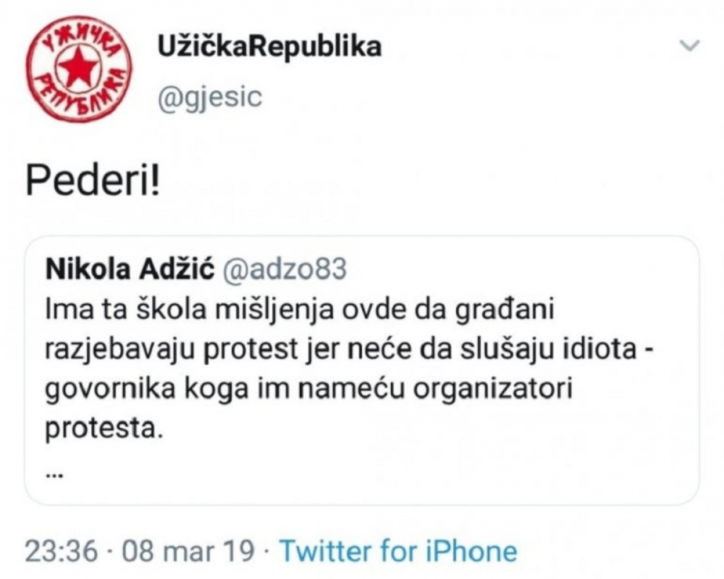 Ješićevo mišljenje o Đilasovim govornicima