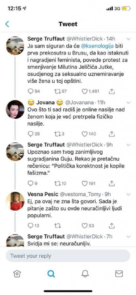 Prepiska na Tviteru