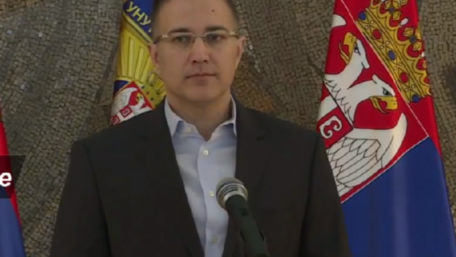 Nebojša Stefanović, vanredno obraćanje medijima