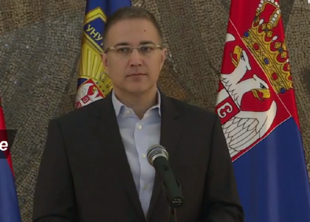 Nebojša Stefanović, vanredno obraćanje medijima