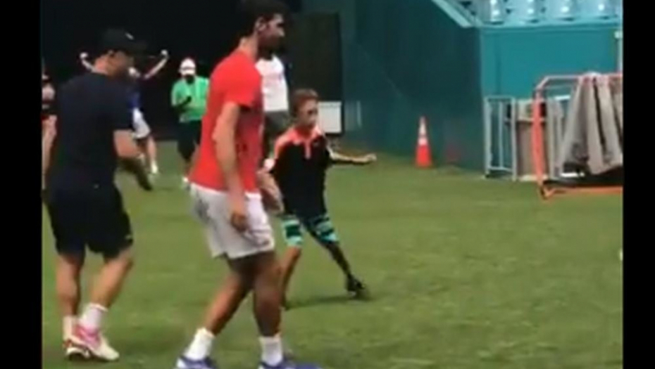 Novak Đoković igrao fudbal u Majamiju