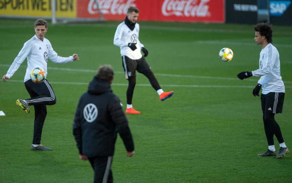 Reprezentativci Nemačke na treningu