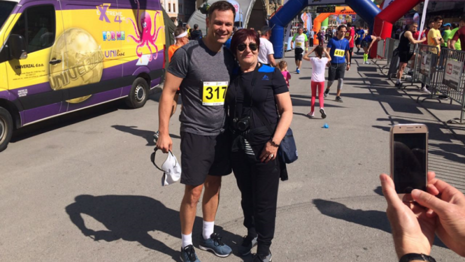 Siniša Mali na Novosadskom polumaratonu