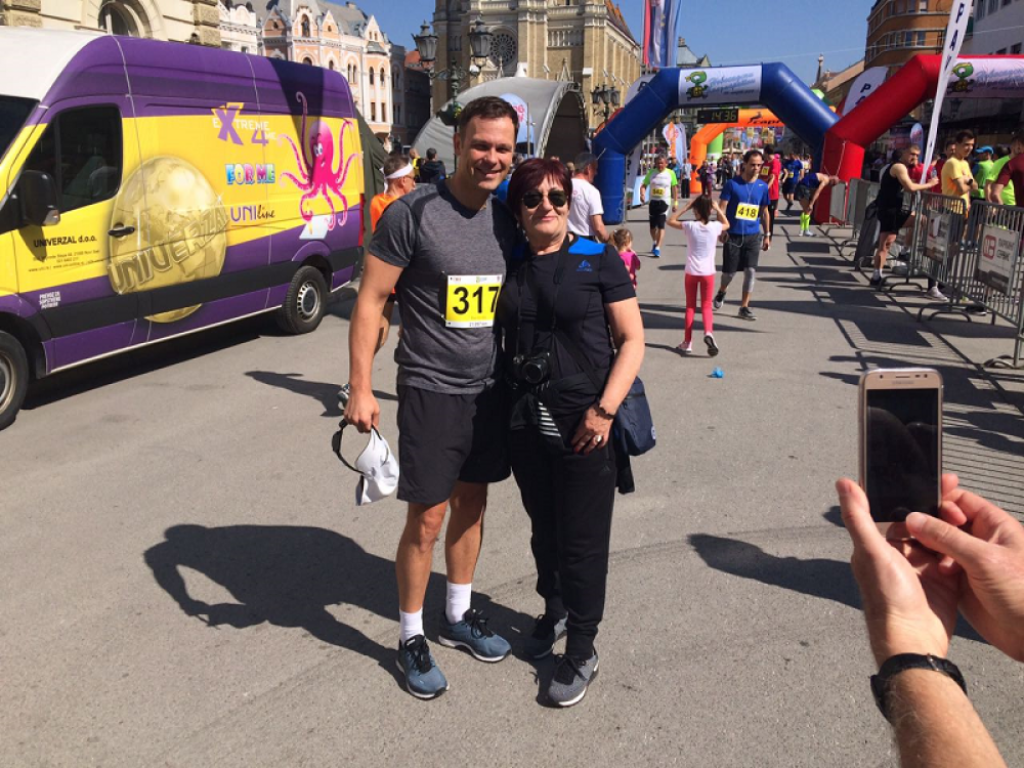 Siniša Mali na Novosadskom polumaratonu