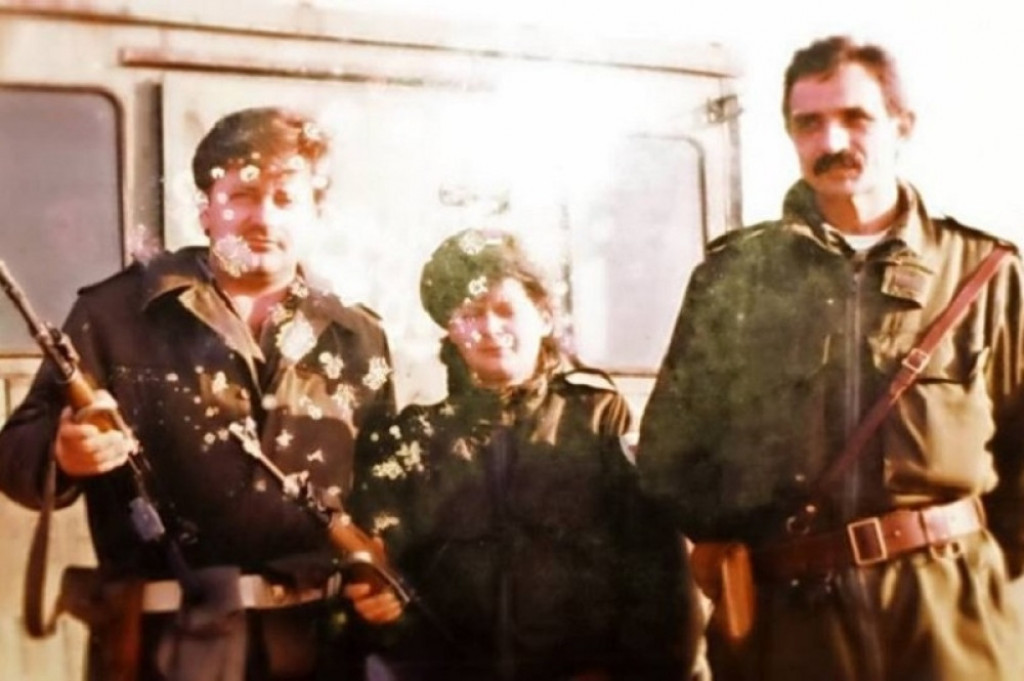 Mara Milićević sa saborcima