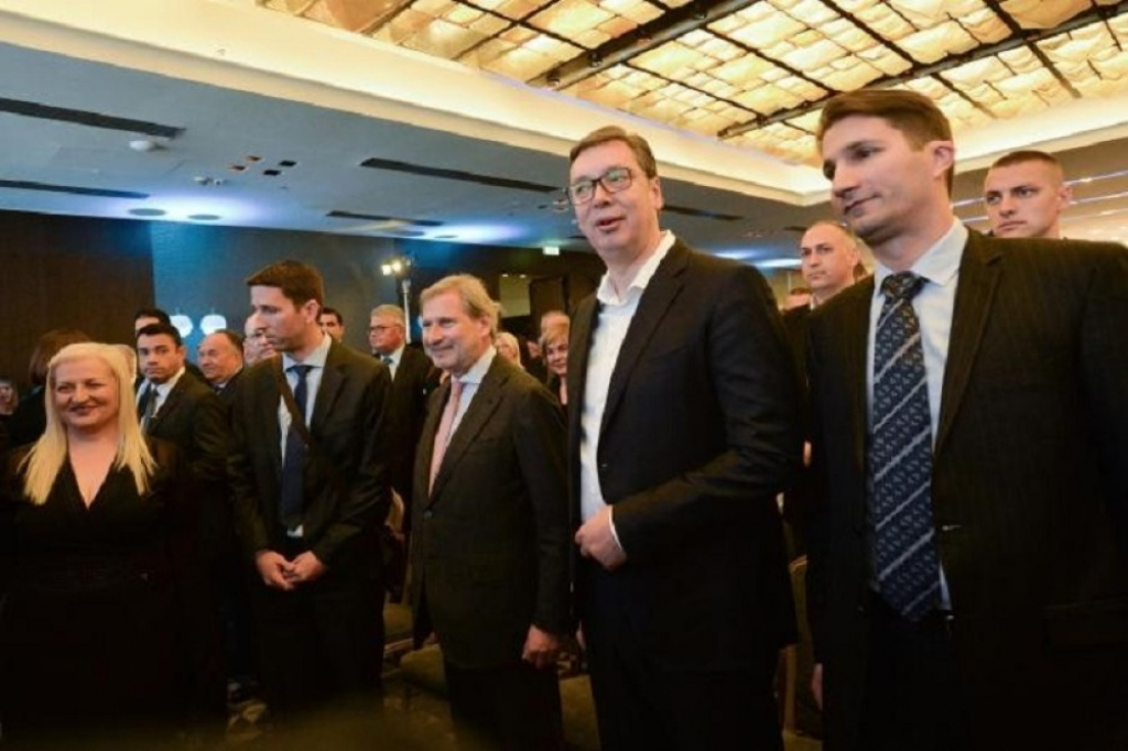 Predsednik Srbije Aleksandar Vučić na ceremoniji u Beogradu