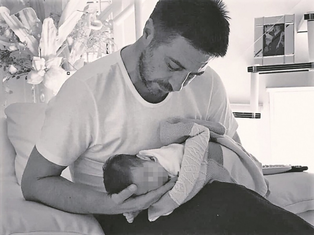 Dragolsav Mi&scaron;a Ognjanović sa ćerkicom