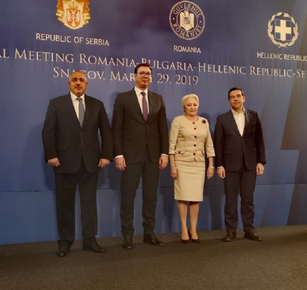 Aleksandar Vučić na sastanku kvadrilaterale