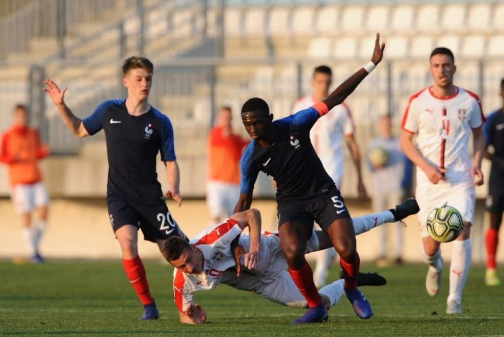 Kadeti Srbije na meču sa Francuskom