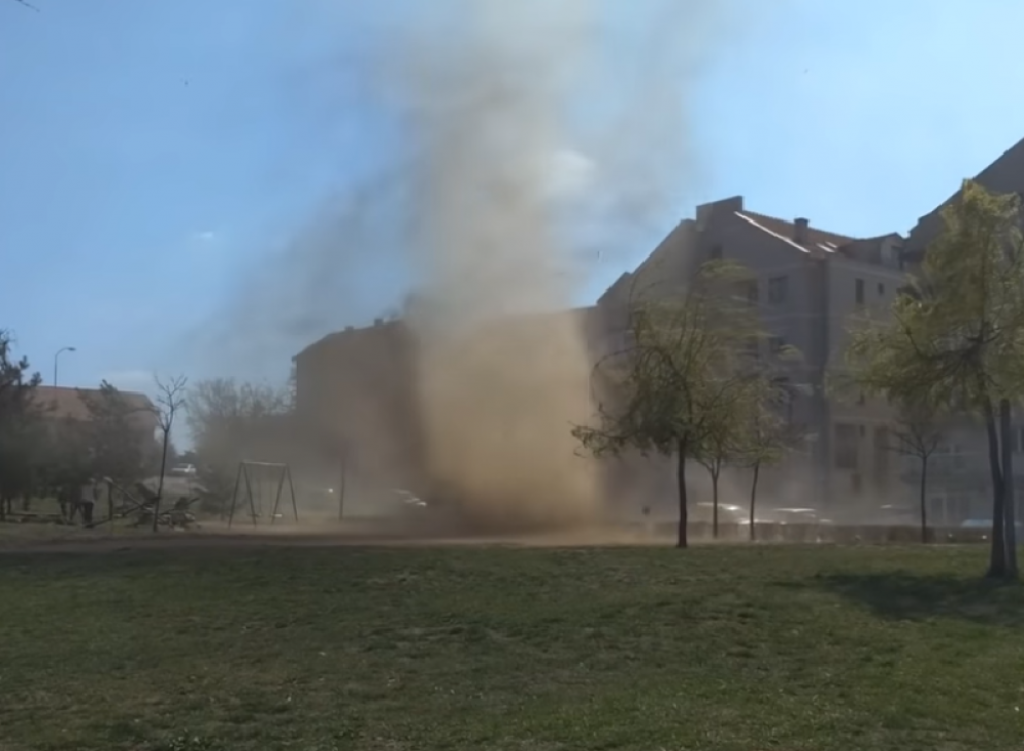 Niš, tornado