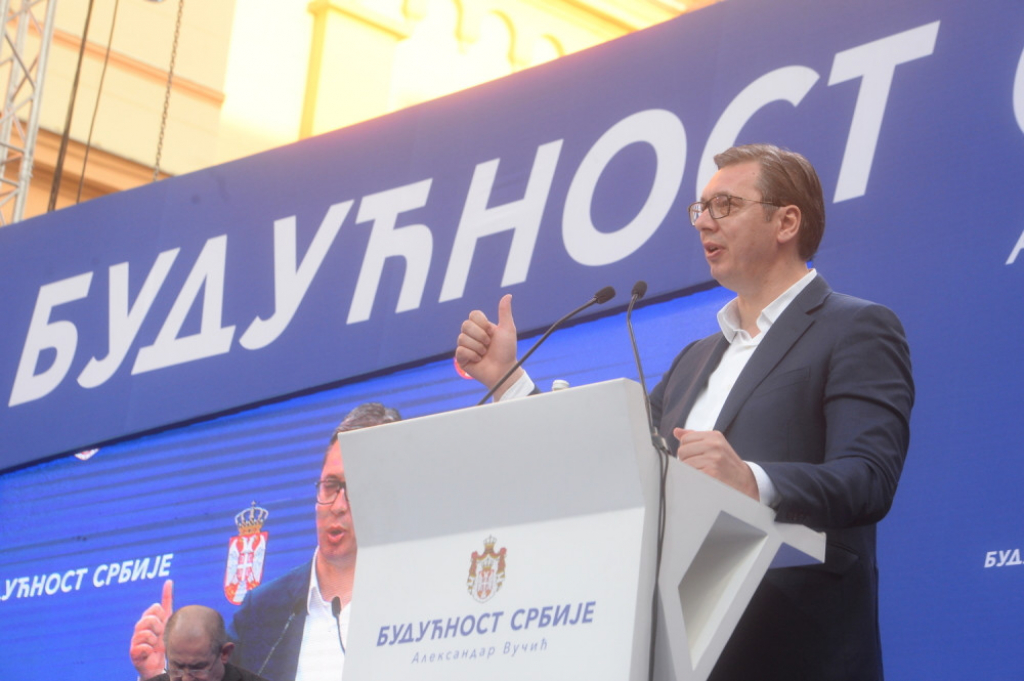 Aleksandar Vučić, Budućnost Srbije, Zrenjanin