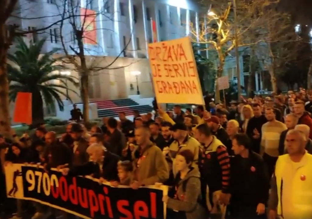 Protest, Crna Gora
