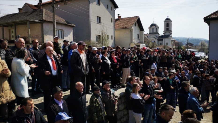 Krepoljin, doček predsednika