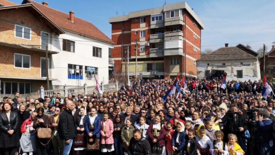 Krepoljin, doček predsednika