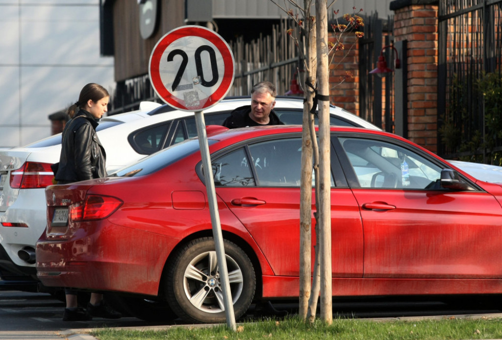 Branislav Lečić sa decom