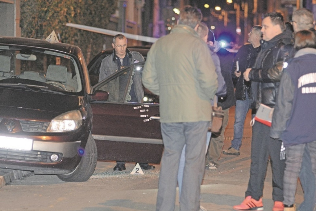 Uviđaj na mestu ubista Vladimira Zreleca