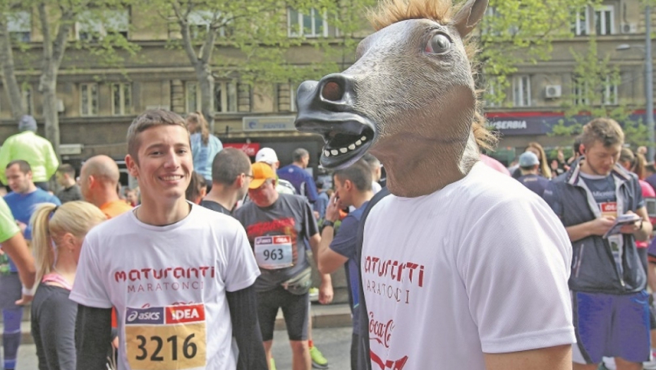 Kostimirani trkači na Beogradskom maratonu