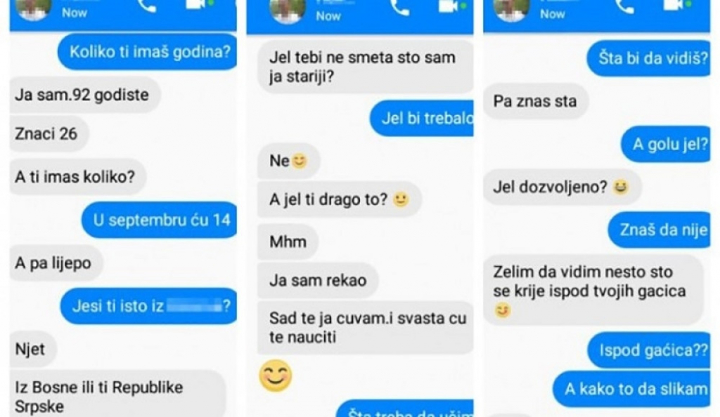 Prepiska pedofila sa izmi&scaron;ljenom maloletnicom