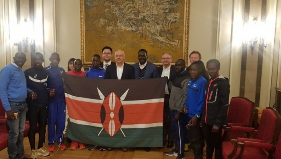 Maratonci kod gradonačelnika