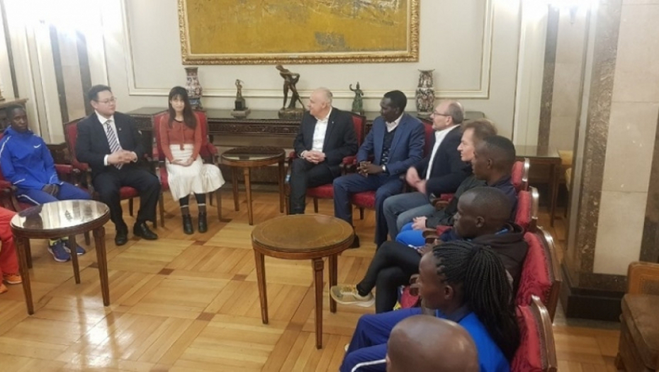 Maratonci kod gradonačelnika