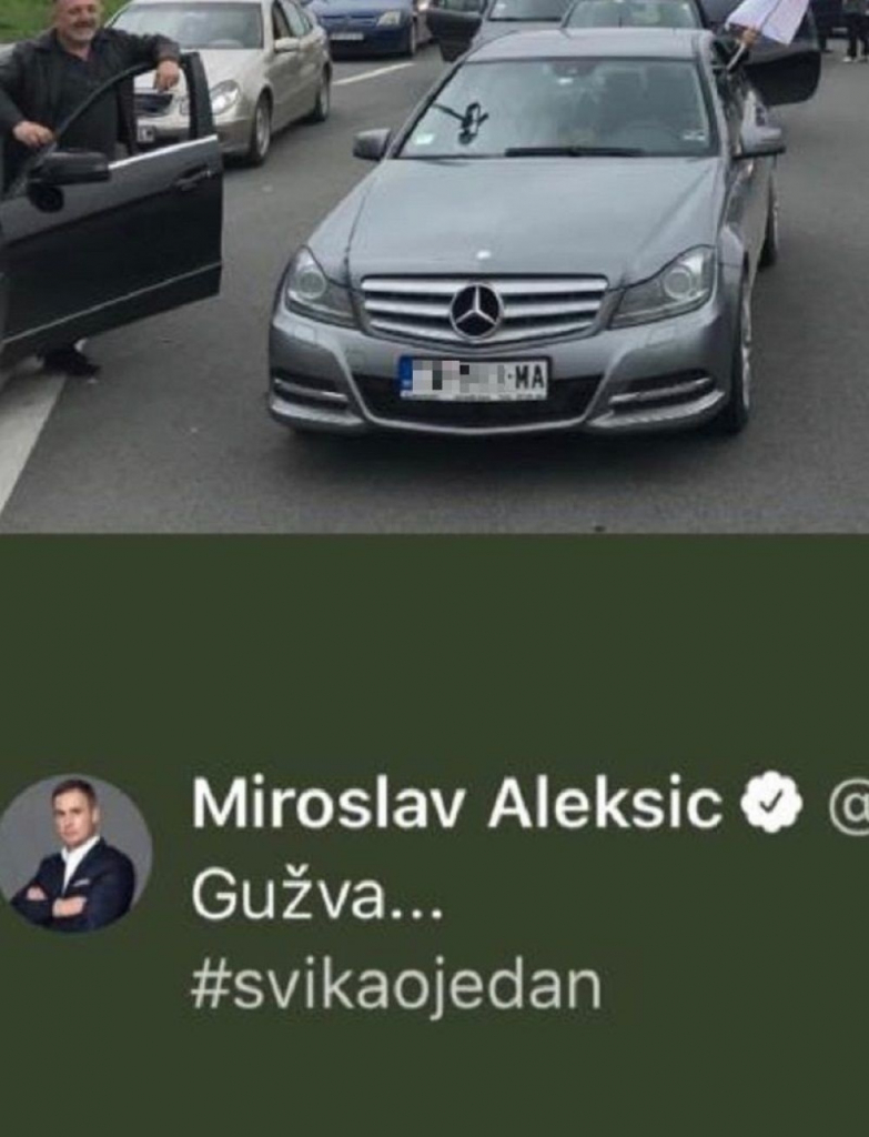 Auto Miroslava Aleksića