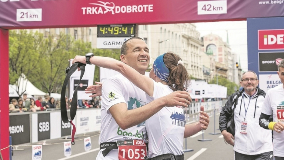 Marko Marjanović, slepi maratonac