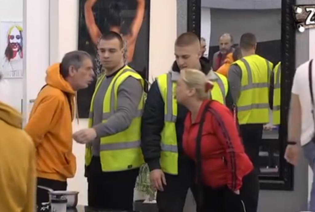 Miljana Kulić i Lepi Mića, svađa