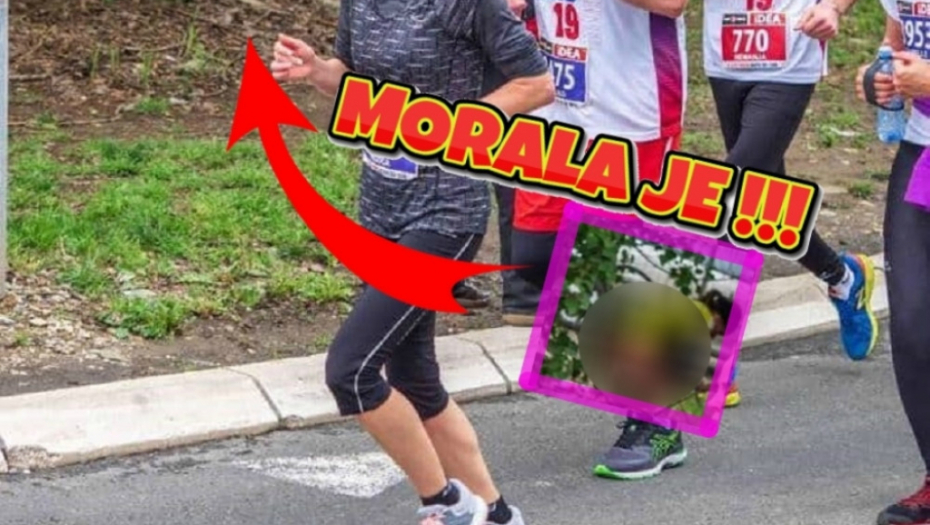 nužda na maratonu