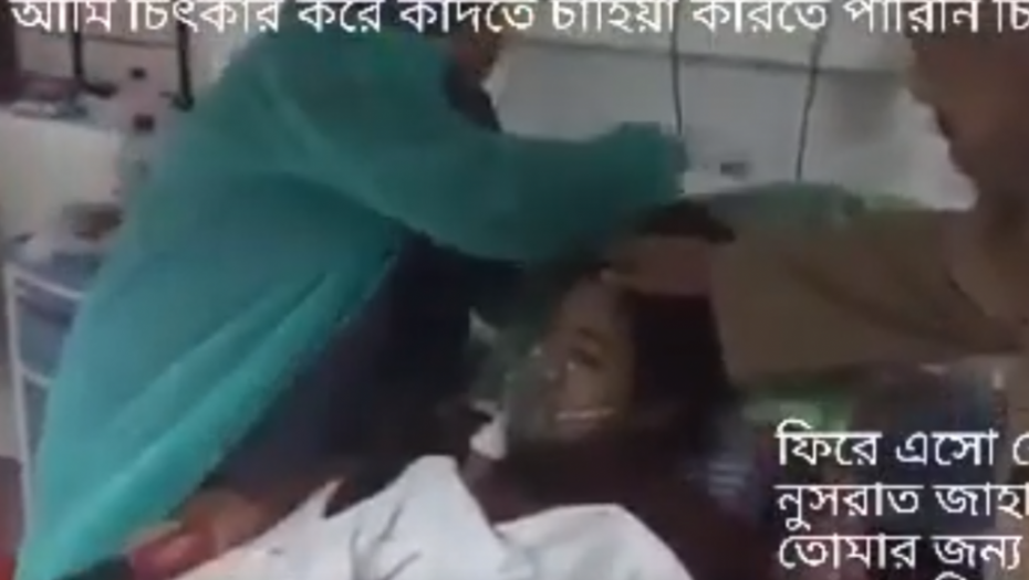 studentkinja, kolege, paljenje, 