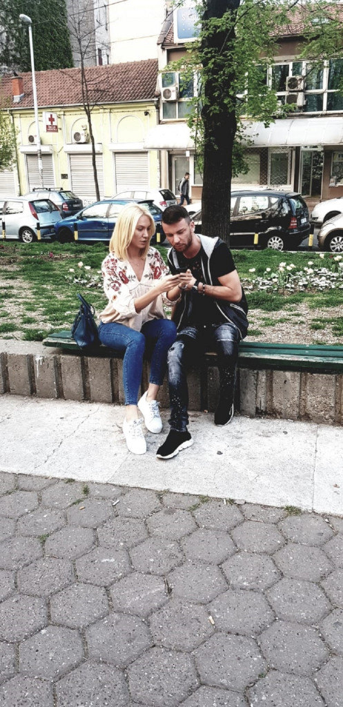 Bojana Ristivojević i Peđa Božić